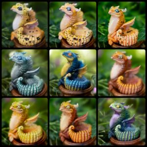 Leopard Gecko figurine