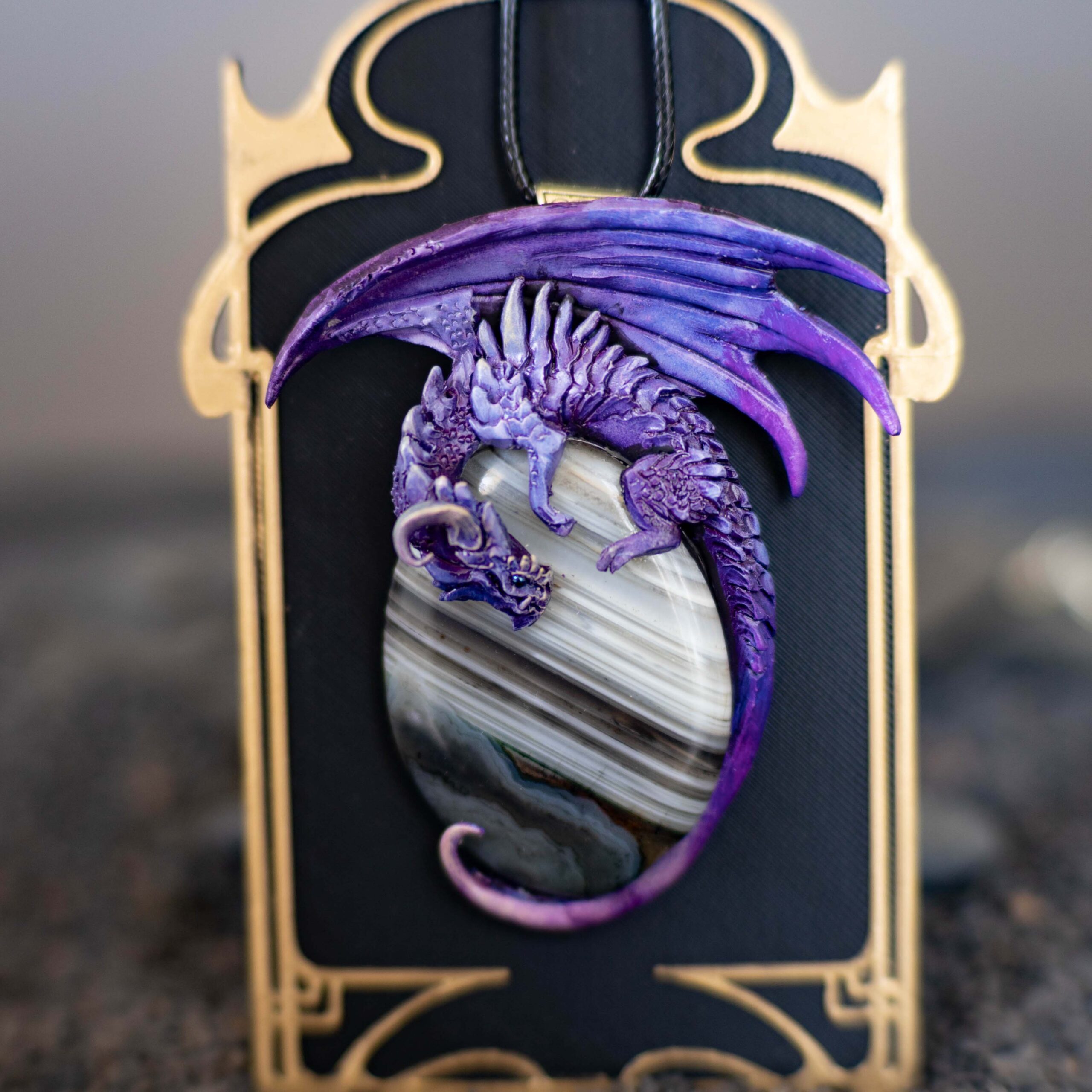 OOAK Amethyron pendant